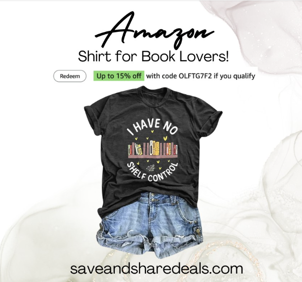 Book Lover Shirt with coupon!
