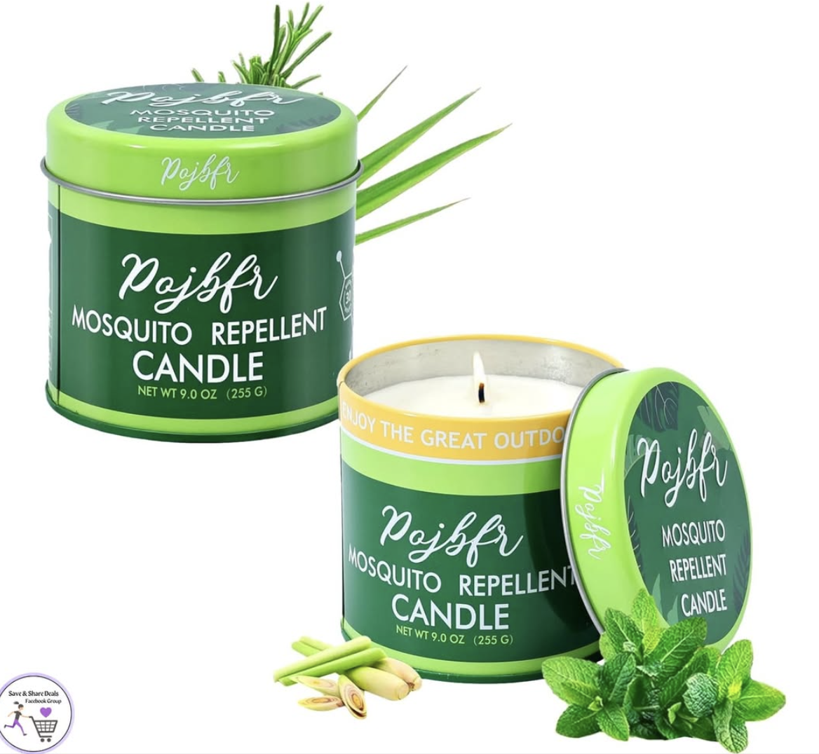 Mosquito Repellent Candles 50% off!