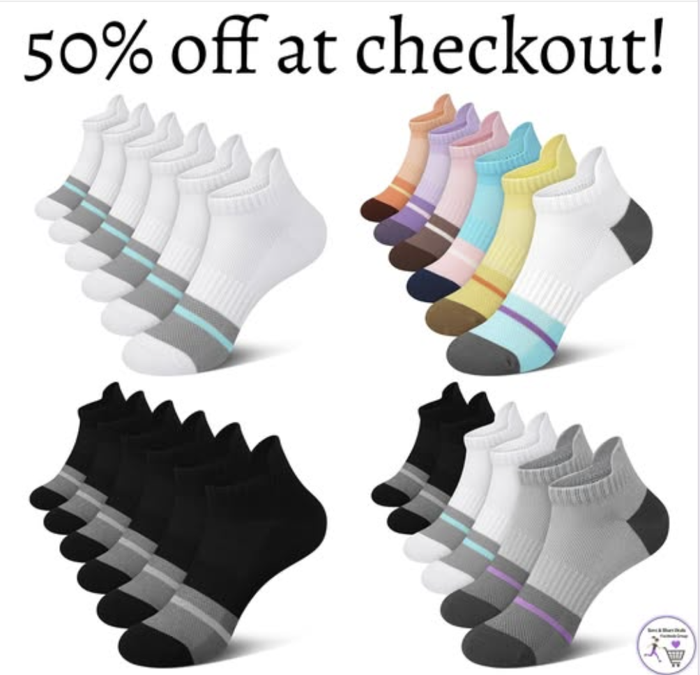 50% off socks!