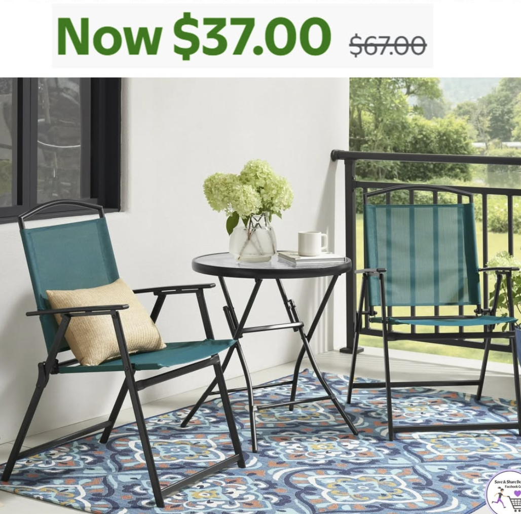 3 Piece Bistro Set $37!