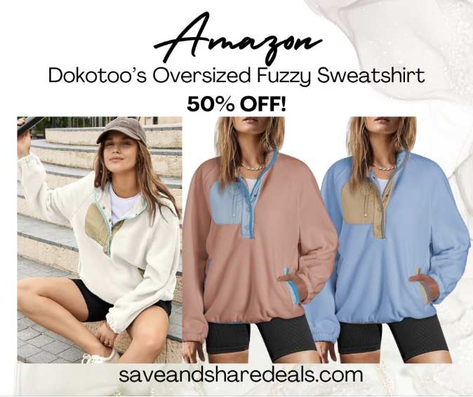 Fuzzy Sweatshirts 50% off!