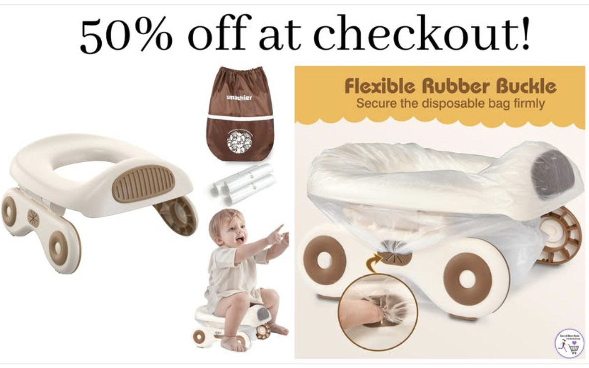 Travel Toddler Potty 50% off!