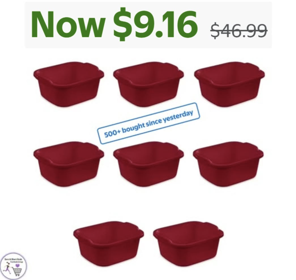 12 ct Tub set only 9.16!