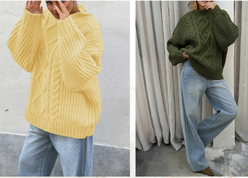 Cable Knit Sweaters 50% off!
