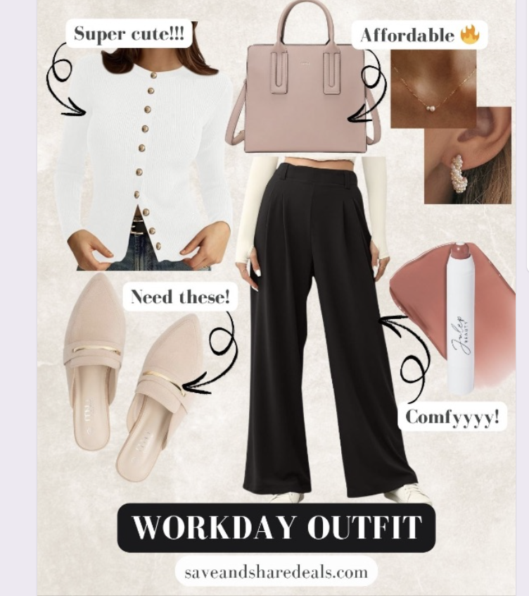 WorkDay Outfit! Bag only 8.49!