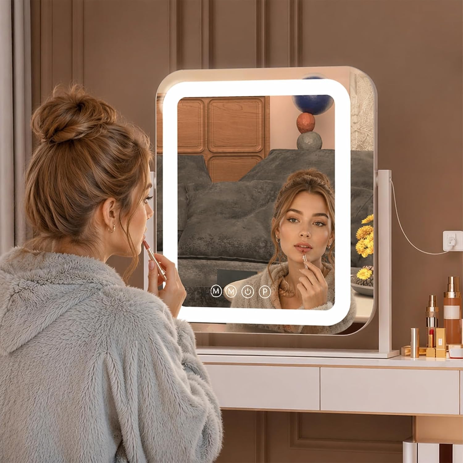 Lighted vanity mirror 45% off code JNN65NBB