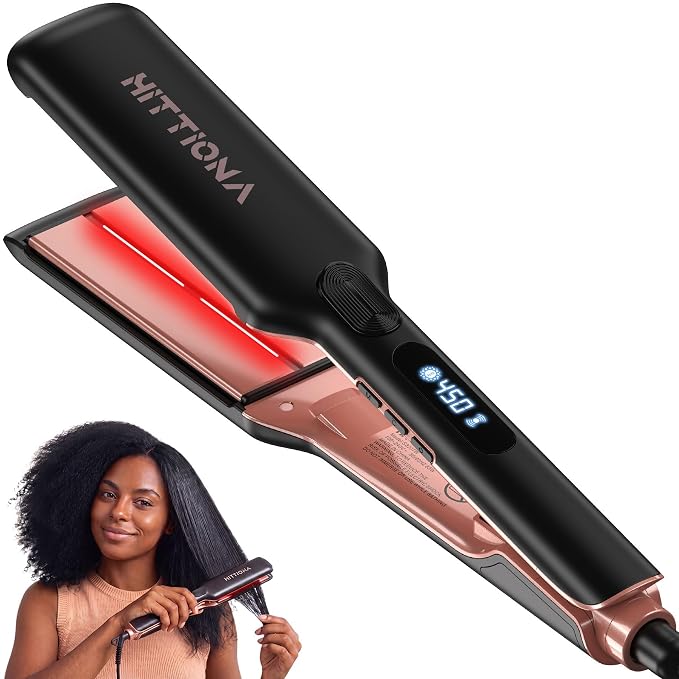 HIttiona ceramic hair straightener 68% off code 0TKE7PNL