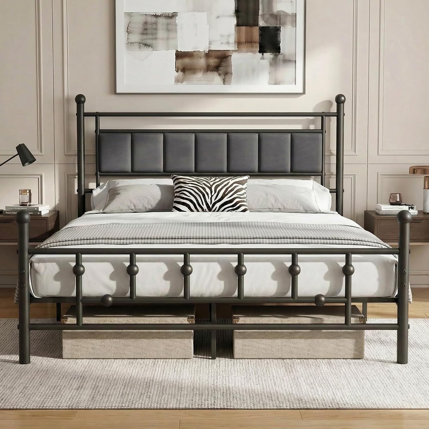 Upholstered bed frames 50% off code PI50VZ8T