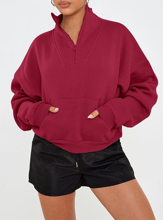 Prettygarden 1/4 zip 40% off code BTS8QQIA