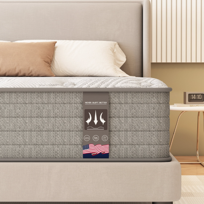 Mattress 12 inch Full Size, Gel Memory Foam Hybrid Mattress