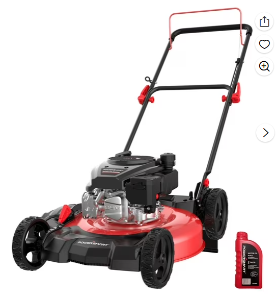 Gas Lawn Mower, 21 inches 144cc
