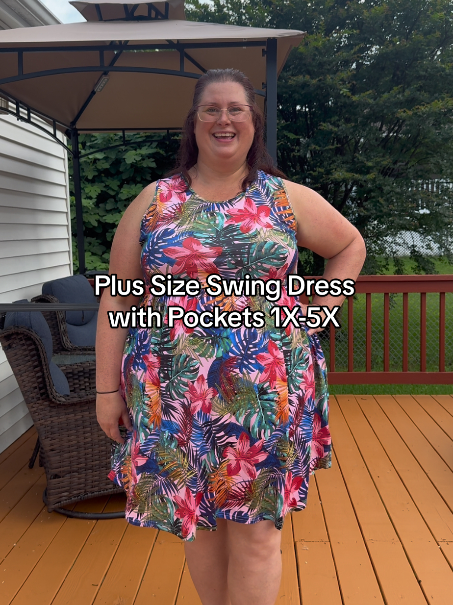 My Favorite Plus Size Swing Dress 